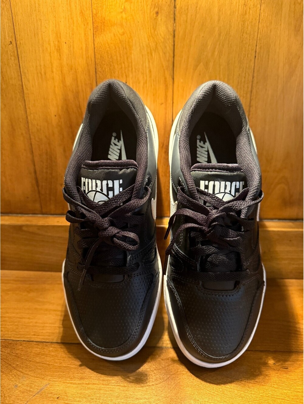 Nike Full Force Black/White Sneakers Youth Size 5.5/Women's Size 7